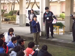 生徒代表あいさつ